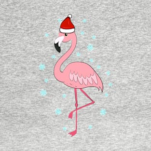 Santa Flamingo T-Shirt